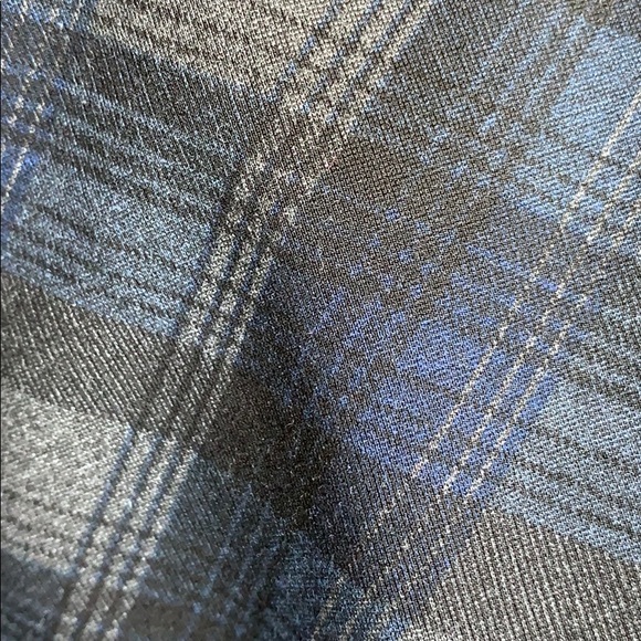 Blue plaid pencil skirt - Picture 3 of 3